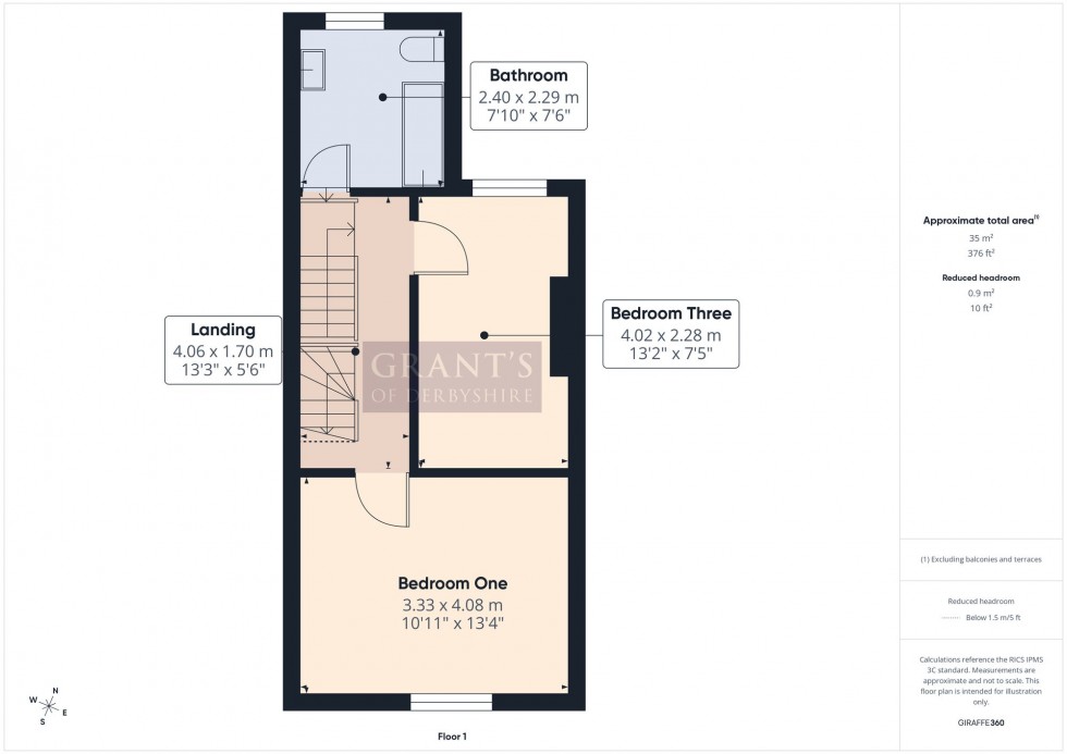 Floorplan for Dungreave Avenue, Darley Dale, DE4