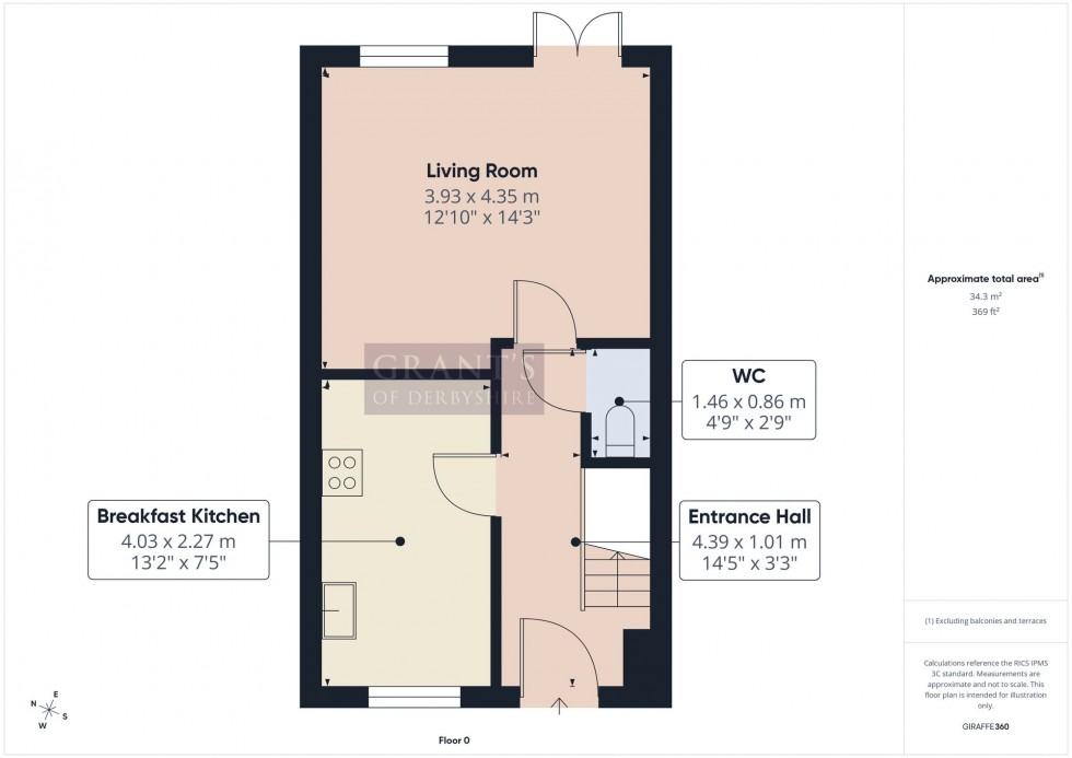 Floorplan for Morledge, Matlock, DE4