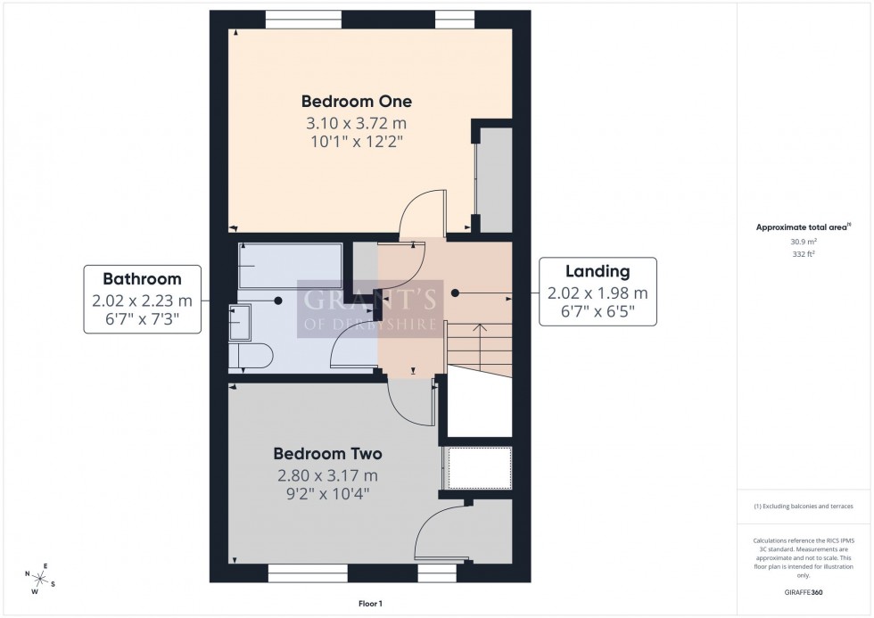 Floorplan for Morledge, Matlock, DE4
