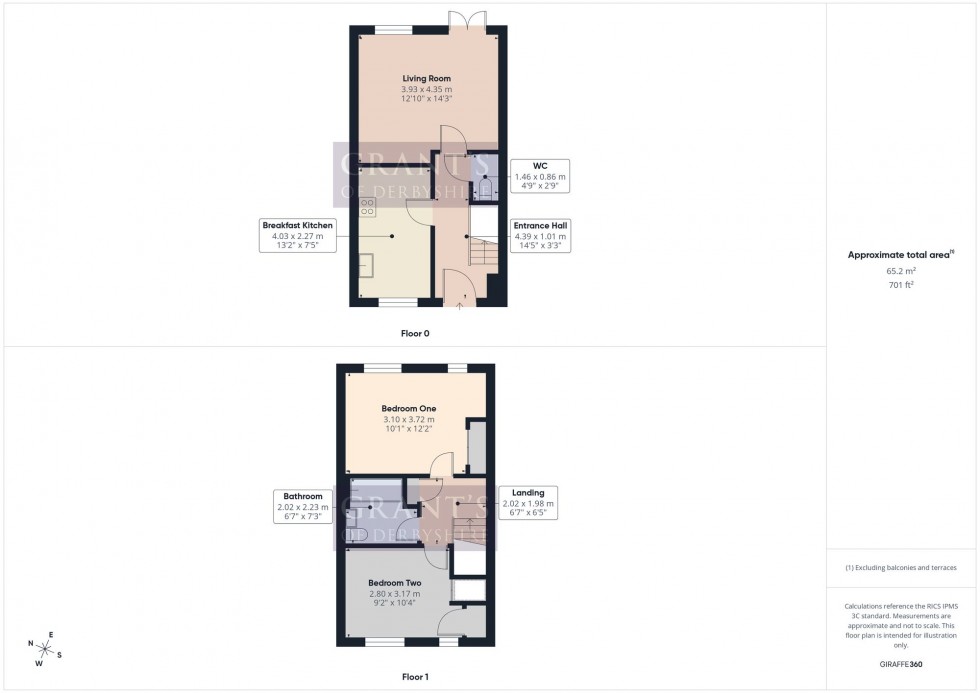 Floorplan for Morledge, Matlock, DE4